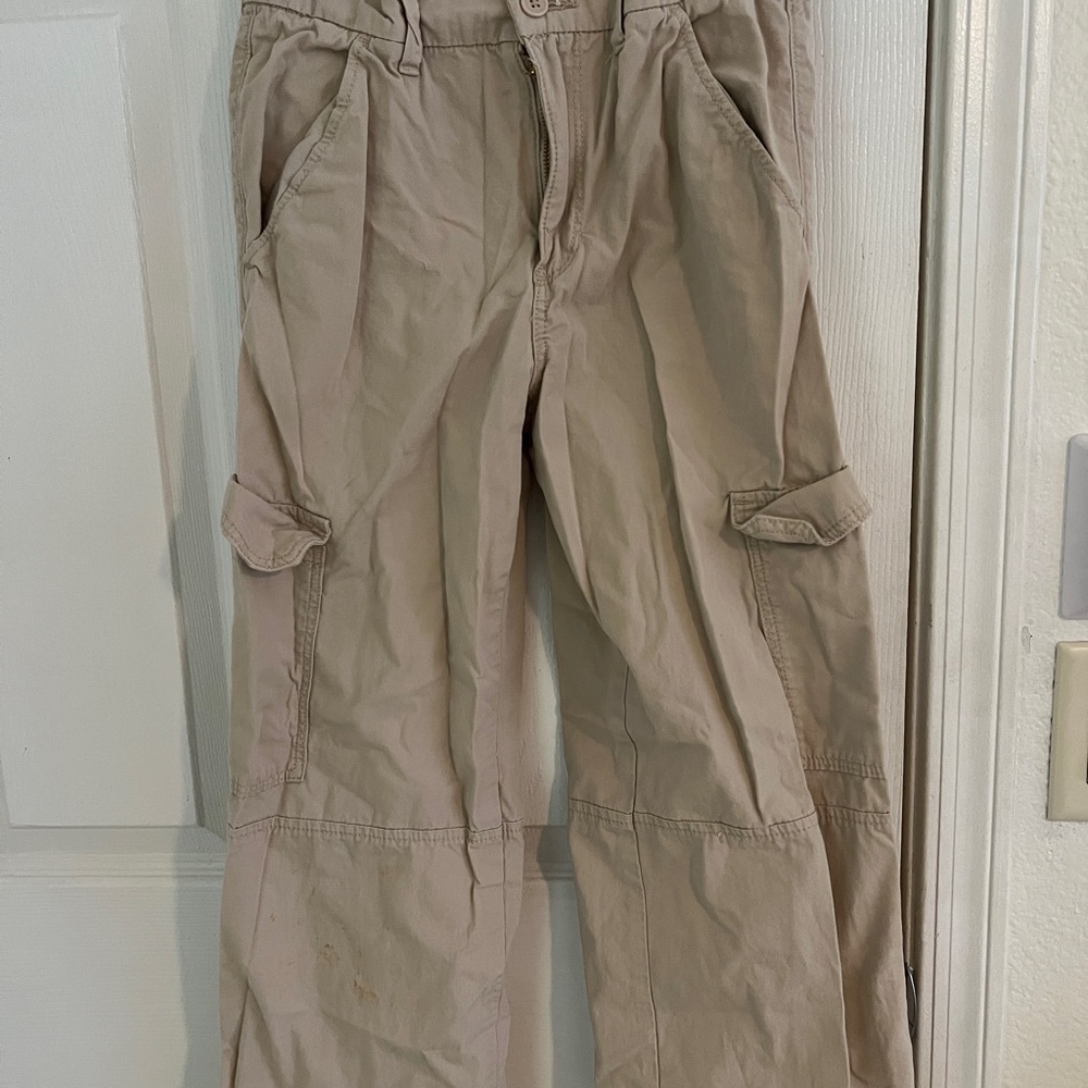 H&M Beige Cargo Pants